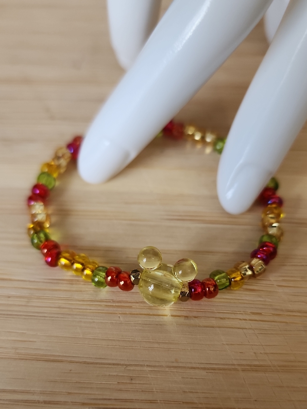 🆕️Belle & Mickey Beaded Bracelet